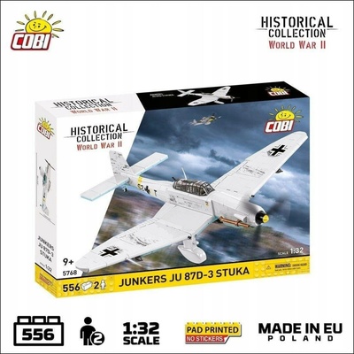 Cobi 5768 II WW Junkers JU 87D-3 STUKA, 1:32, 556 k, 2 f