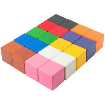 DrKO kostky 4 cm 10 barev 20 ks