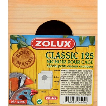 Zolux Budka hnízdící pro ptáky 10x10x12,5 cm