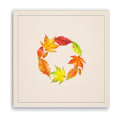 Fotoobraz 40x40 cm Rámeček z listí