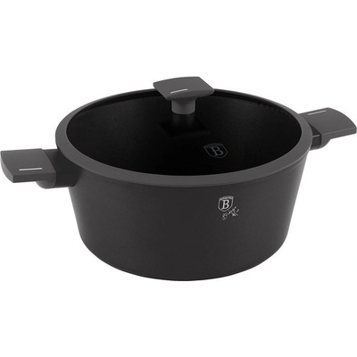 BERLINGERHAUS Kastrol s titanovým povrchem a poklicí 28 cm Antracit Collection BH-8132