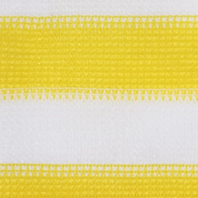 vidaXL Balkonová zástěna žluto-bílá 120 x 500 cm HDPE
