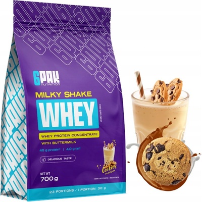 6PAK Milky Shake Whey 700 g