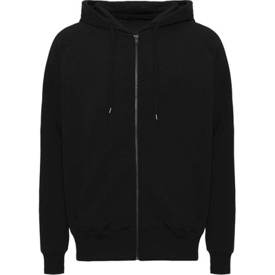 Pure Waste mikina s kapucí HJUB na zip unisex COT-74HJUB00200 Černá