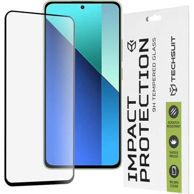 Techsuit Протектор за Xiaomi Redmi Note 13 4G - 111D Full Cover / Full Glue Glass - Черно