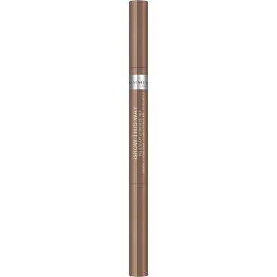 Rimmel London Brow This Way Fill & Sculpt precizní tužka na obočí s kartáčkem 001 Blonde 0,25 g