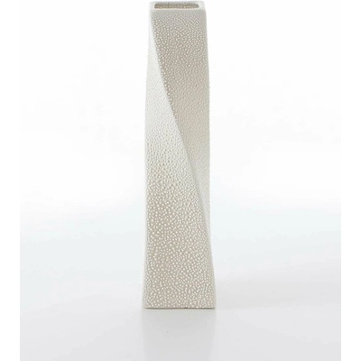 EUROFIRANY DEKORAČNÍ VÁZA RISO 8X8X32 CM KRÉMOVÁ – Zboží Dáma