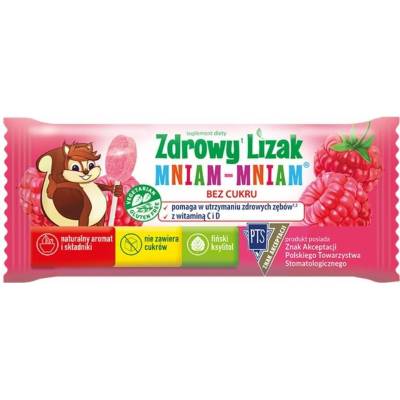 Starpharma Zdravé lízátko s vitaminem C a D Malina 6 g