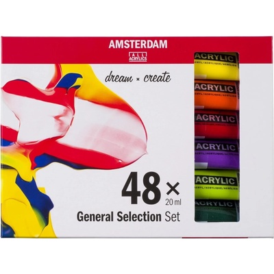 Royal Talens General Selection Комплект акрилни бои 48 x 20 ml (17820448)