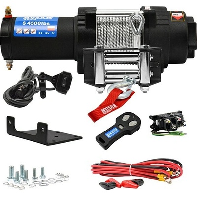 HUSARWINCH Naviják Husar Winch BST S 4500, 12V, Ocelové lano