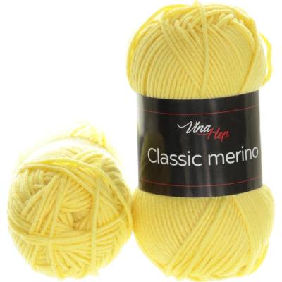 Vlna Hep Classic merino 61244 žlutá