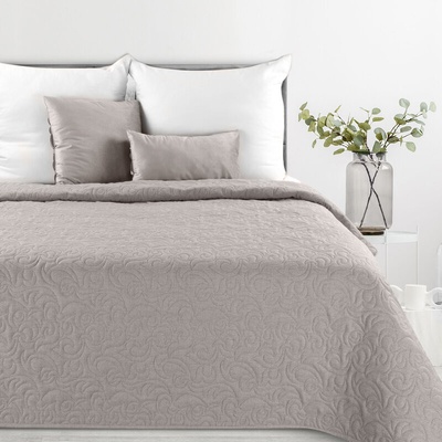 Takoy PREMIUM přehoz na postel prošívaný z látky imitující len-HF-459128 | 220 x 240 cm