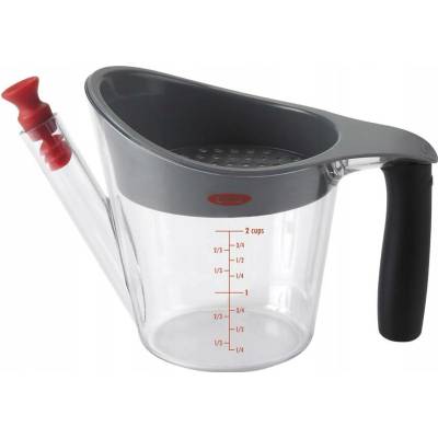 Odlučovač tuku GOOD GRIPS 1,0 l, černá, plast, OXO