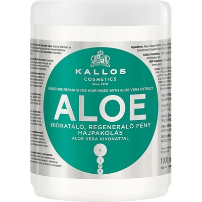 Kallos Cosmetics vlasová maska aloe 1000 ml