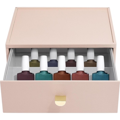 Stackers Органайзер за лак за нокти Stackers с чекмедже cлassic розов (76045)