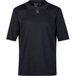FOX Racing Мъжка фланелка с къс ръкав за колоездене FOX Racing Defend S/S Jersey Cycling jersey - Black - размер XL (056-3990-0114)
