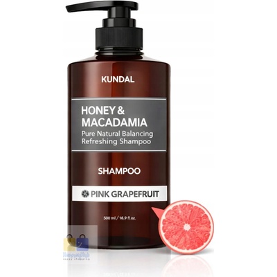 KUNDAL Honey & Macadamia Nature Shampoo English Rose 500 ml