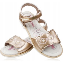 Linshi detské sandále zlaté
