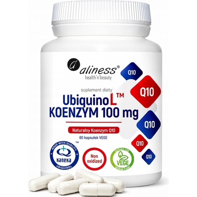 Aliness UbiquinoL prírodný koenzým Q10 60 veg. kapsúl