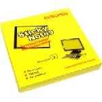  Самозалепващи листчета Sticky 75/75мм неон жълти