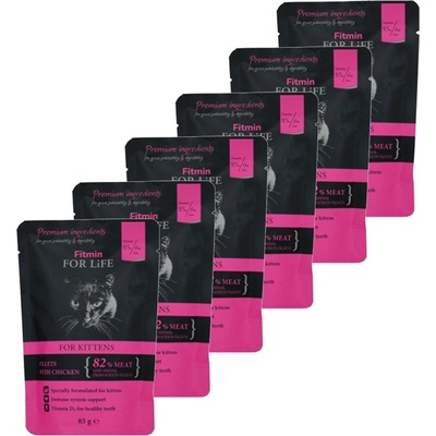 Fitmin For Life Kitten консерви 6 x 85 г