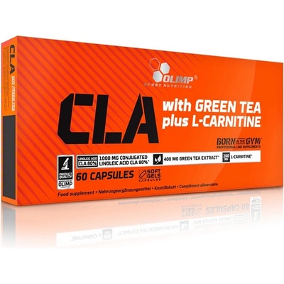 Olimp Sport Nutrition CLA with Green Tea plus L-Carnitine, 60 Capsules