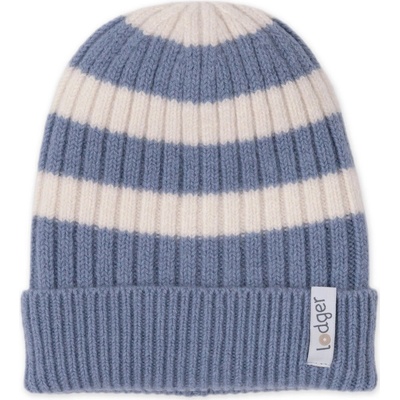 Lodger merino čiapka stripe stone
