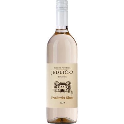 Jedlička Frankovka Klaret Pozdní sběr 11% 0,75 l (holá láhev)