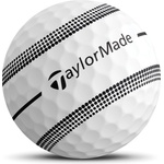 TaylorMade TP5 Stripe Golf Balls - White