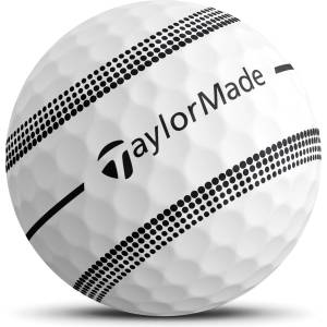 TaylorMade TP5 Stripe Golf Balls - White