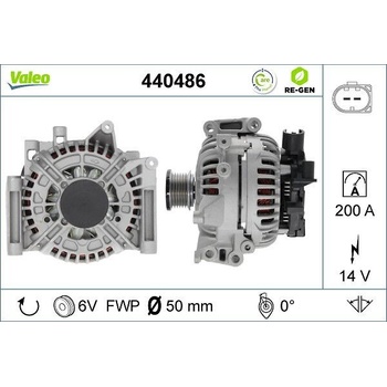 Alternátor VALEO 440486