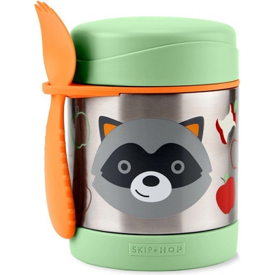 Skip Hop Zoo Termoska na jídlo se lžičkou vidličkou Mýval 325 ml