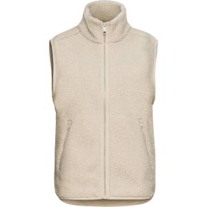 Jack Wolfskin Дамски поларен елек Jack Wolfskin Women's High Curl Vest Fleece vest - Oyster (132-1379-0314)