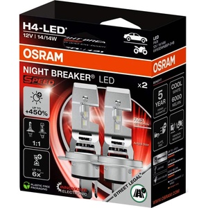 OSRAM night breaker led speed 450 h4 14w 6000k