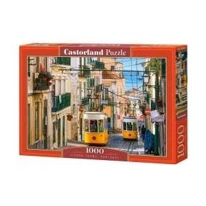 Castorland 1000 - piece puzzle Lisbon trams, Portugalia