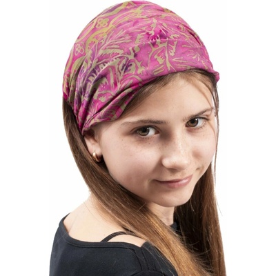 Čelenka BALI BATIK růžová IV.