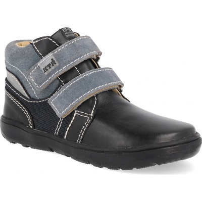 KTR barefoot dětské kotníkové boty černé