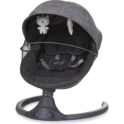 CHIPOLINO Elektrická kolíska Nest Granite