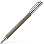 Faber-Castell Химикалка Faber-Castell Ambition Black sand, 0.8 mm дебелина на писане, черен цвят на писане, сива