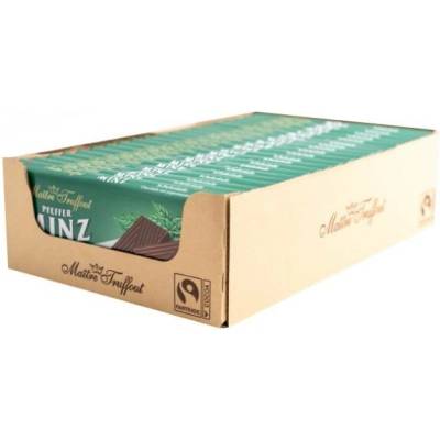 Maitre Truffout hořká čokoláda s mátovou náplní 20 x 100 g