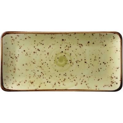 Fine Dine Olivový obdélníkový talíř – 300 x 150 mm