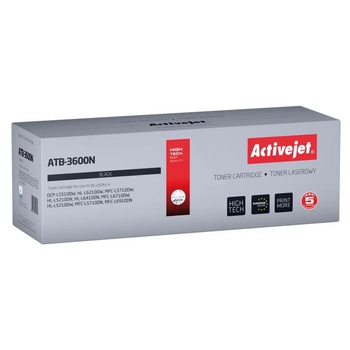 Compatible Тонер Activejet ATB-3600N за принтери Brother, Резервен Brother TN3600, Върховен, 3000 страници, черно) (ATB-3600N)