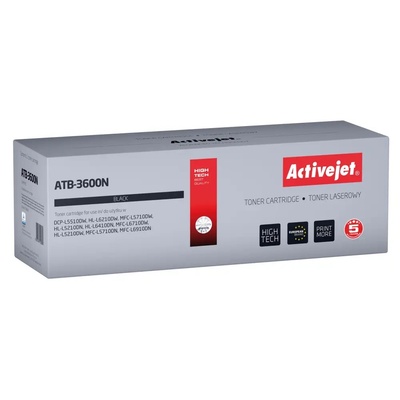 Compatible Тонер Activejet ATB-3600N за принтери Brother, Резервен Brother TN3600, Върховен, 3000 страници, черно) (ATB-3600N)