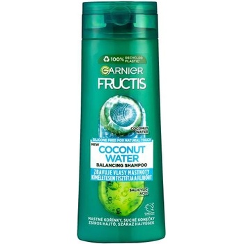 Garnier Fructis Coconut Water 250 ml укрепващ шампоан за мазна коса за жени