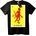 NOONEBRAND Тениска Малък дявол - 3XL, Black