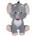SUN-DAY Mascot Slon grey 36cm 130068 SUN-DAY