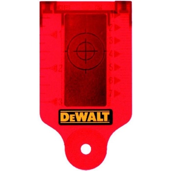 DEWALT Лазерна мишена DeWALT DE0730 - червена (DE0730)