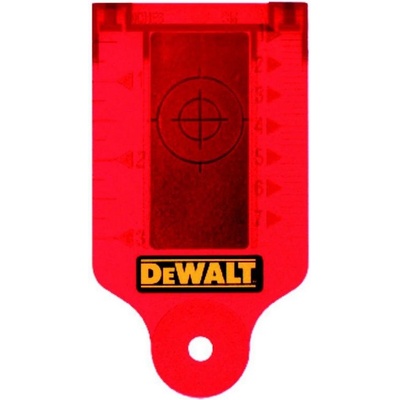 DEWALT Лазерна мишена DeWALT DE0730 - червена (DE0730)