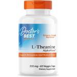 Doctor's Best L-Theanine 200 mg | AlphaWave® [60 капсули]