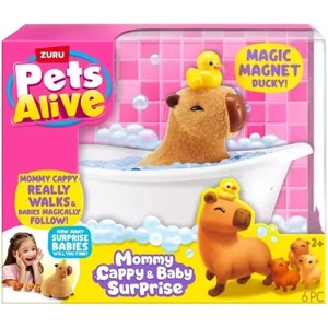 ZURU Pets Alive - Капибара мама с изненадващи малки (9574)